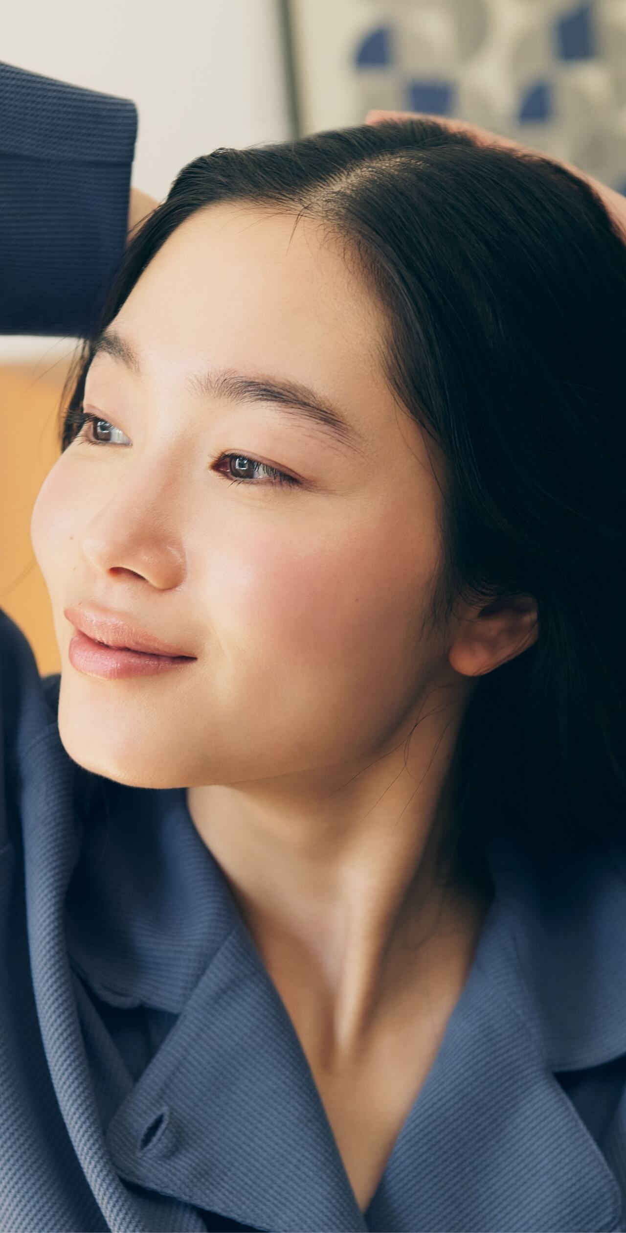 心地よさや安心感といった、繊維が心にもたらす豊かさを象徴するイメージ